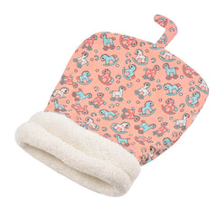 Cat sleeping bag in pink